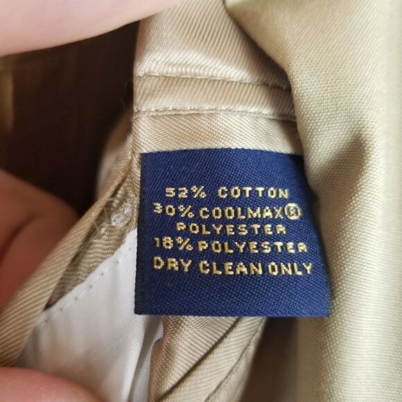 Brooks Brothers Brookscool Poplin Khaki Sport Coat - Picture 6 of 8